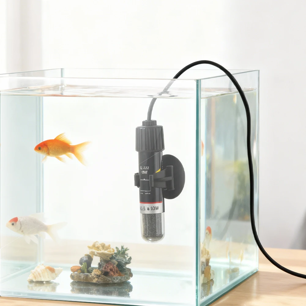 HOMEFISH Aquarium Heating Rod For small Fish Tank  Constant Temperature Aquarium Heater submersible Thermostat Heater