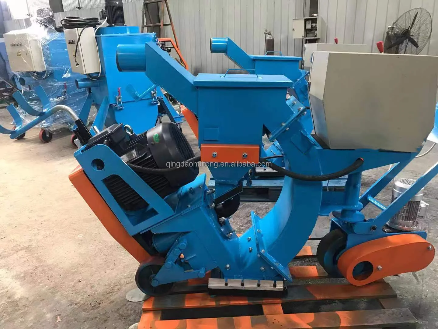 

Customized High Efficiency Automatic Dustless Mobile Concrete Floor Road Surface Pavement Leveling Shot Blasting Machine