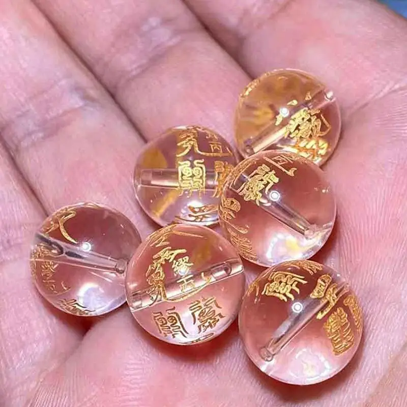 2027 Tai Sui Symbols Beads Feng Shui Prayer Beads Exorcism Protection Gift For DIY Jewelry Bracelet Necklace Making Accessories