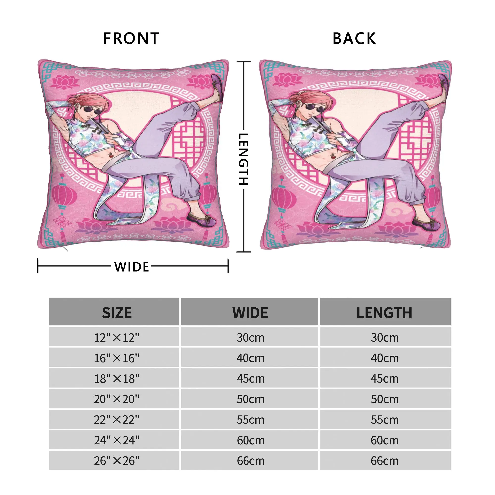 Yarichin B Club Yuri Pillow Case  Comfy Pillow Cover For Living Room Sofa Retro Trendy Pillowcases