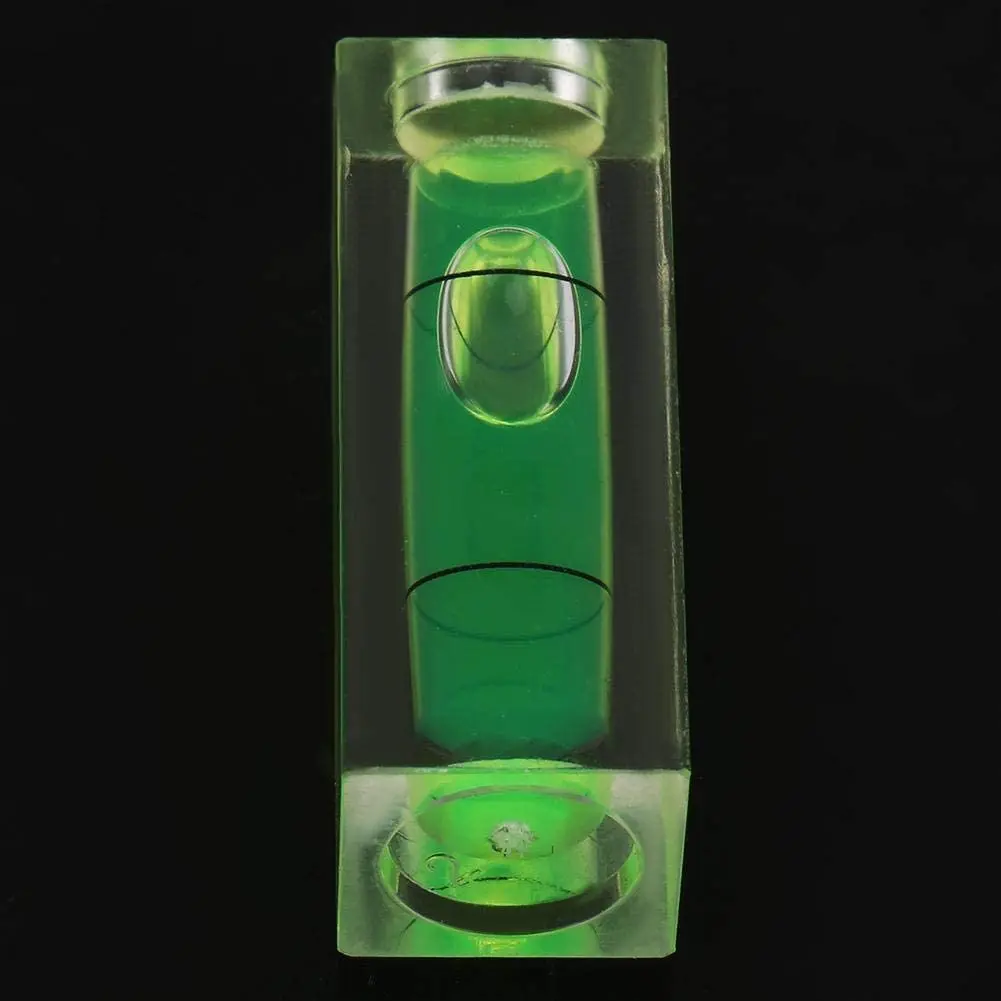 เครื่องวัดระดับเสาทรงบับเบิ้ลทรงสี่เหลี่ยมมุมฉาก5 10X10X29mm เครื่องมือสร้างสมดุล