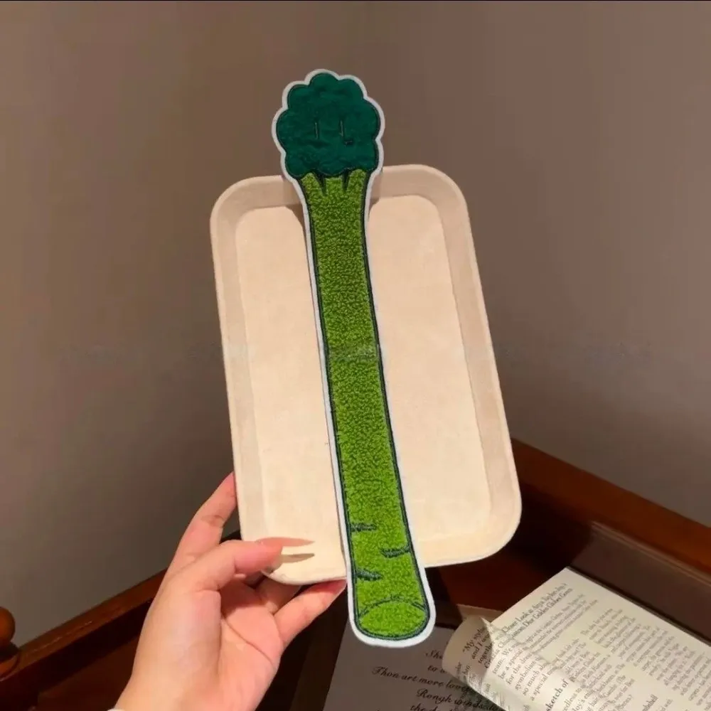 Simulated Vegetable Vegetable Hair Bang Pad Cute Cartoon Hook And Loop Hair Velcro Pad Compact Lightweight Fringe Hair Sticker