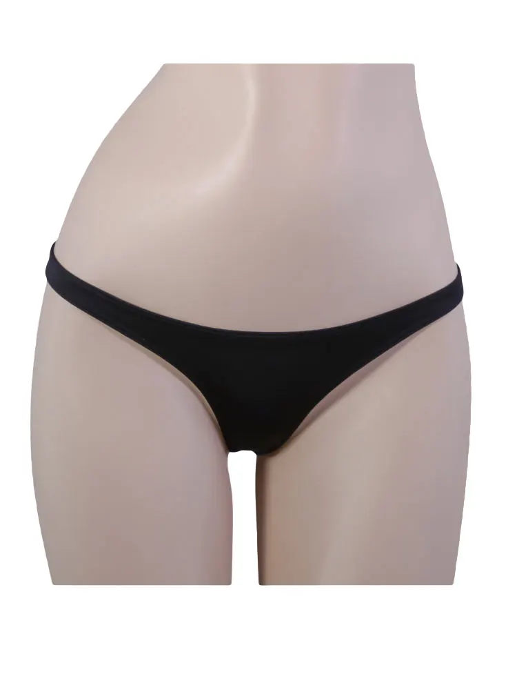 Sexy Women Traceless Low Rise Waist G-string Sheer See Through Micro Mini G-String Thong Bandage Exotic Lingerie Underwear