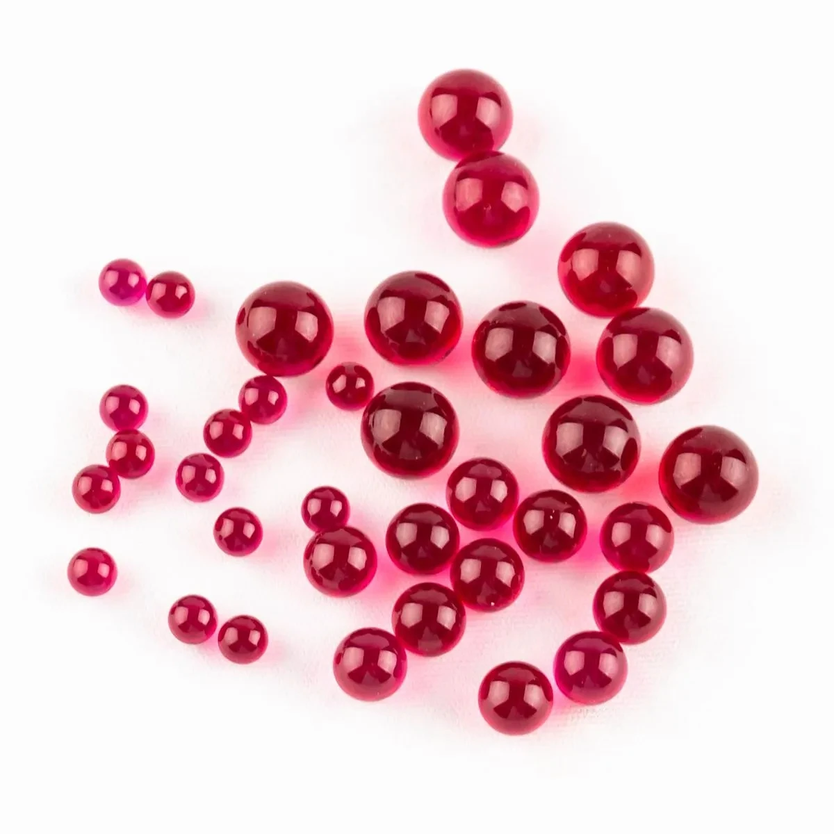 OD 3/4/5/6/8mm Ruby Balls Made From Synthetic Corundum Gems Stone