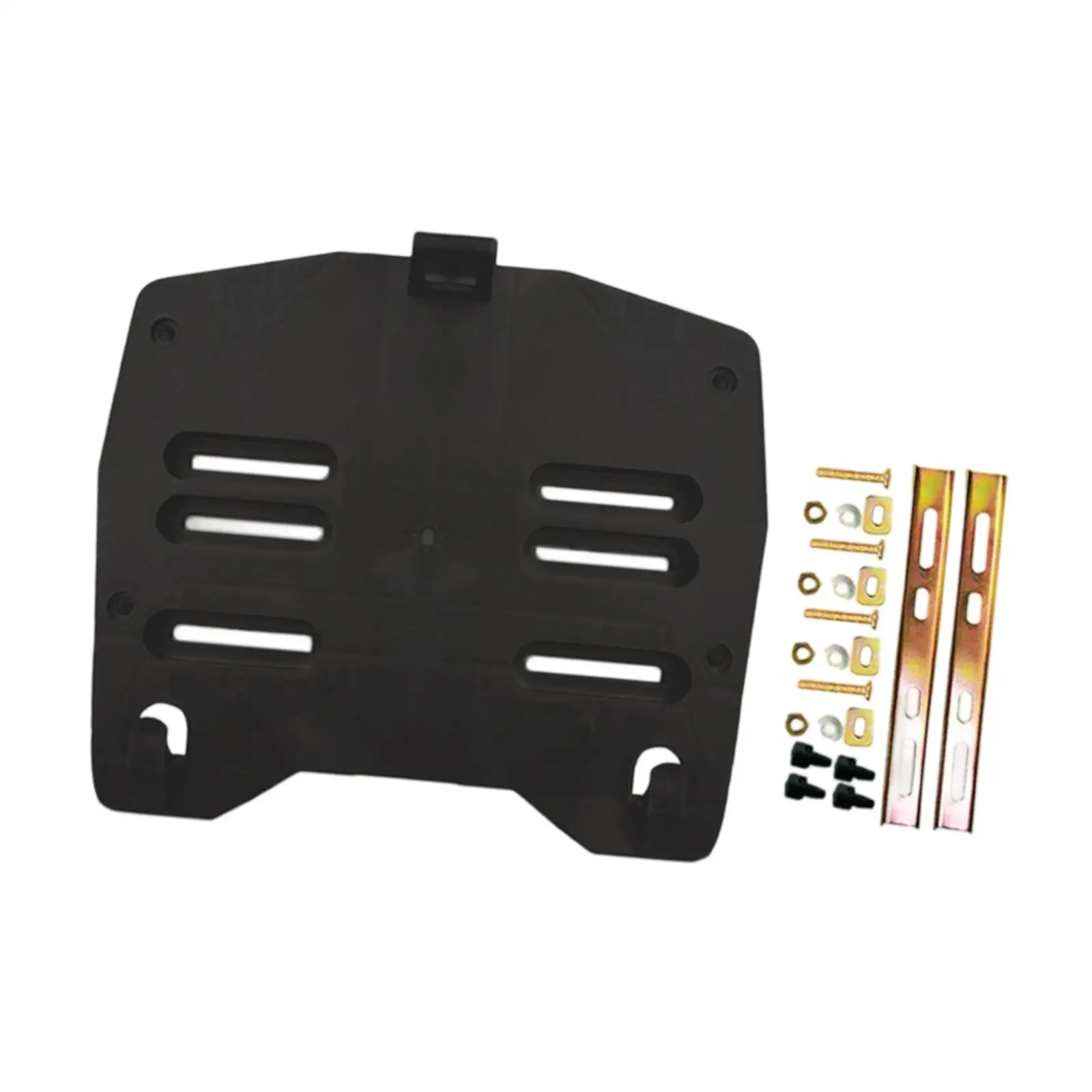 

Motorcycle Rear Rack Plastic Mounting Base Plate Rear Tail Storage Rack Tail Box Holder Top Box Holder Accessory for 998