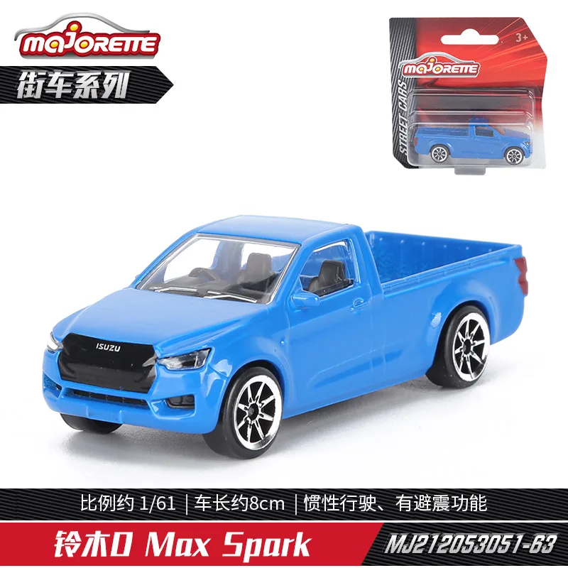 

Majorette Street Cars SUZUKI D-MAX SPARK 1/64 Die-cast Model Collection Toy Vehicles