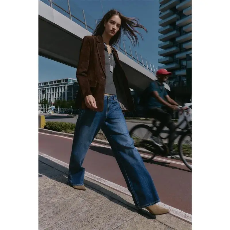 Manteau de costume à jambe droite Jaet sur mesure, fermeture à bouton unique, Long, collection automne-hiver Faion pour femmes