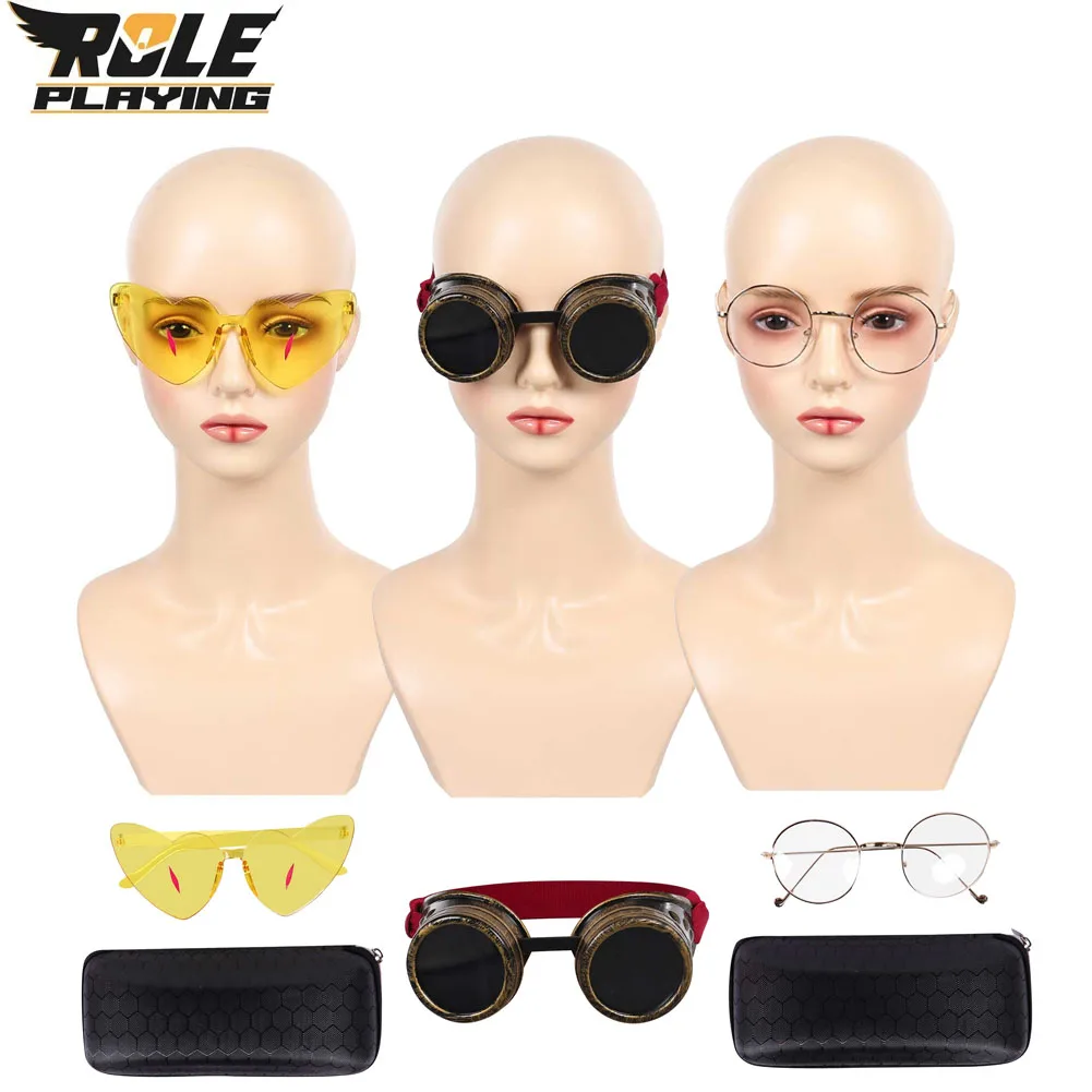 

Sir Pentius желтые очки косплей аниме Hazzbin очки для маскировки костюм аксессуары для женщин необычные Хэллоуин карнавал