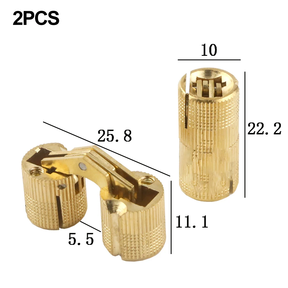 10mm Invisible Cabinet Hinge Versatile Furniture Fitting Cabinet Long-lasting Performance Easy Installation Robust Construction
