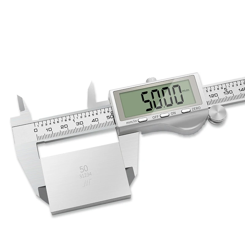 High Precision Stainless Steel Electronic Digital Vernier Calipers Measuring Tool 150mm/200mm/300mm with Large LCD Screen