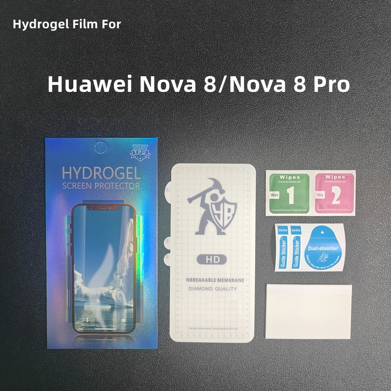 

2/3/4 шт. HD гидрогелевая пленка для Huawei Nova 8 Pro Защитная пленка для экрана Huawei Nova 8/8pro Прозрачная защитная пленка без закаленного стекла