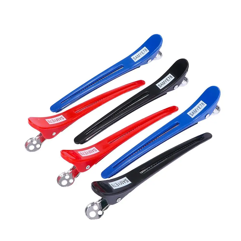 

Section Hairdressing Aluminum Plastic Hair Grip Clips Ladies Girl Hair Clips Haircut Section Clamps Styling Tools