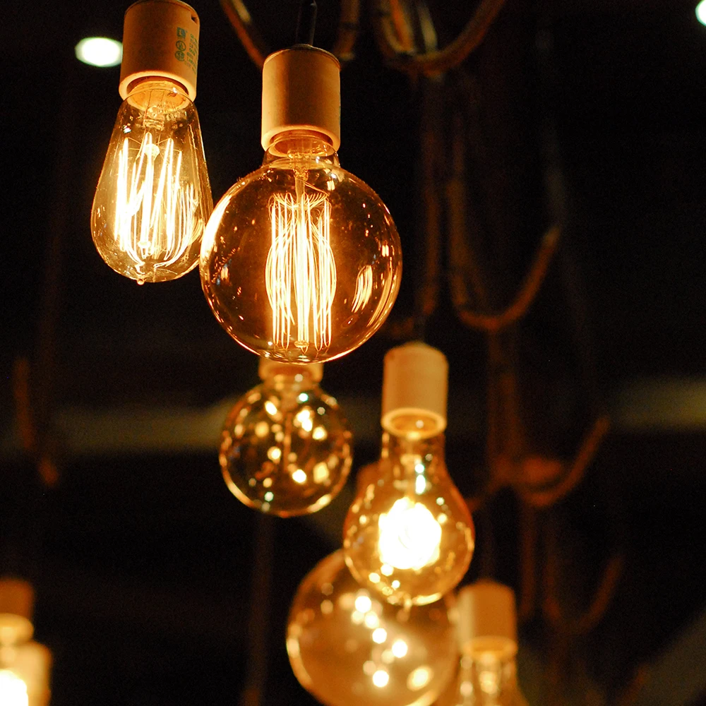 Retro Edison Light Bulbs E27 40W 220V A60 ST64 G80 G95 T45 Ampoule Vintage Edison Lamp Filament Incandescent Bulb For Home Decor image 3