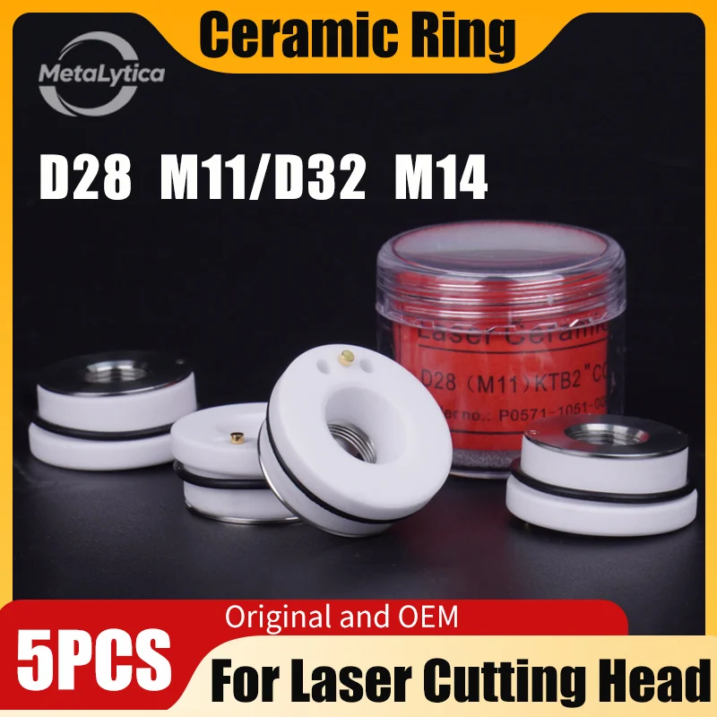 5 قطعة حامل السيراميك بالليزر حلقة D28 D41 D32mm Precitec Raytools الألياف رئيس أجزاء قاطع الضوء BT230 240 BM110 BM114