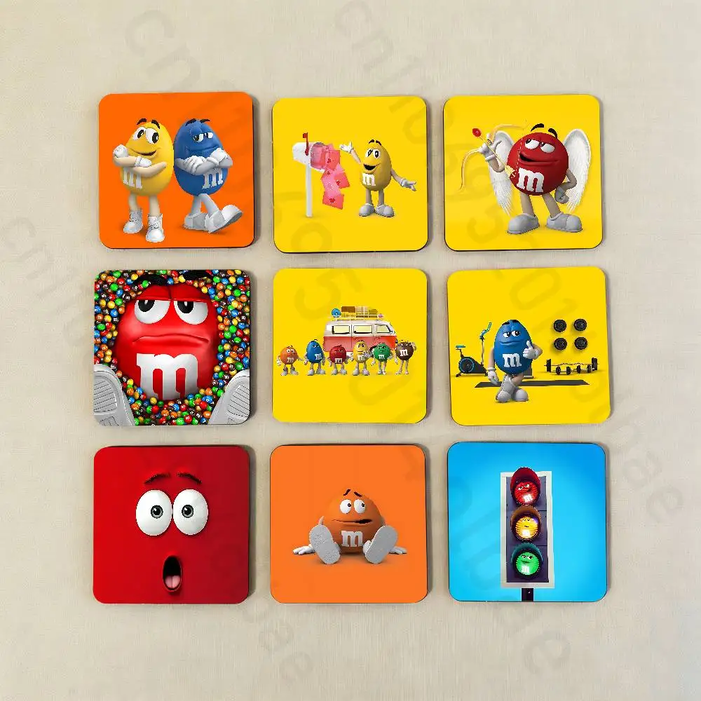 

M-M-Ms-S C-Chocolates-S Fridge Magnets Round Magnetic Refrigerator Decoration Memorial Gifts Wedding Favors