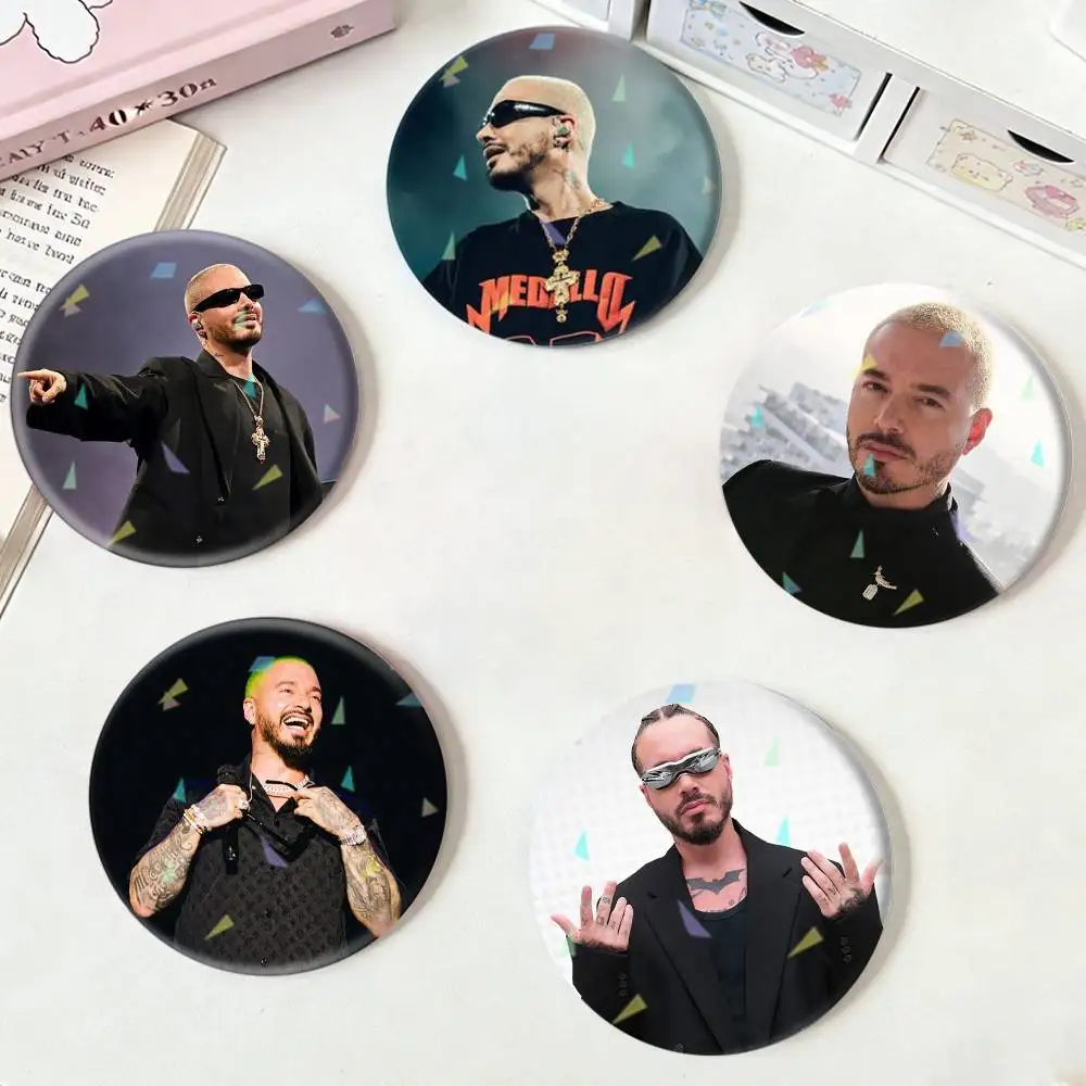

J Balvin-n Badges Niche Design Brooch for Backpack Lapel Pins Creative Accessories