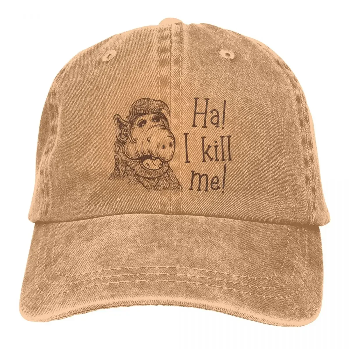 ALF The Animated Series Multicolor Hat Peaked Men Women's Cowboy Cap Vintage Ha I Kill Me Baseball Caps Visor Protect Hats