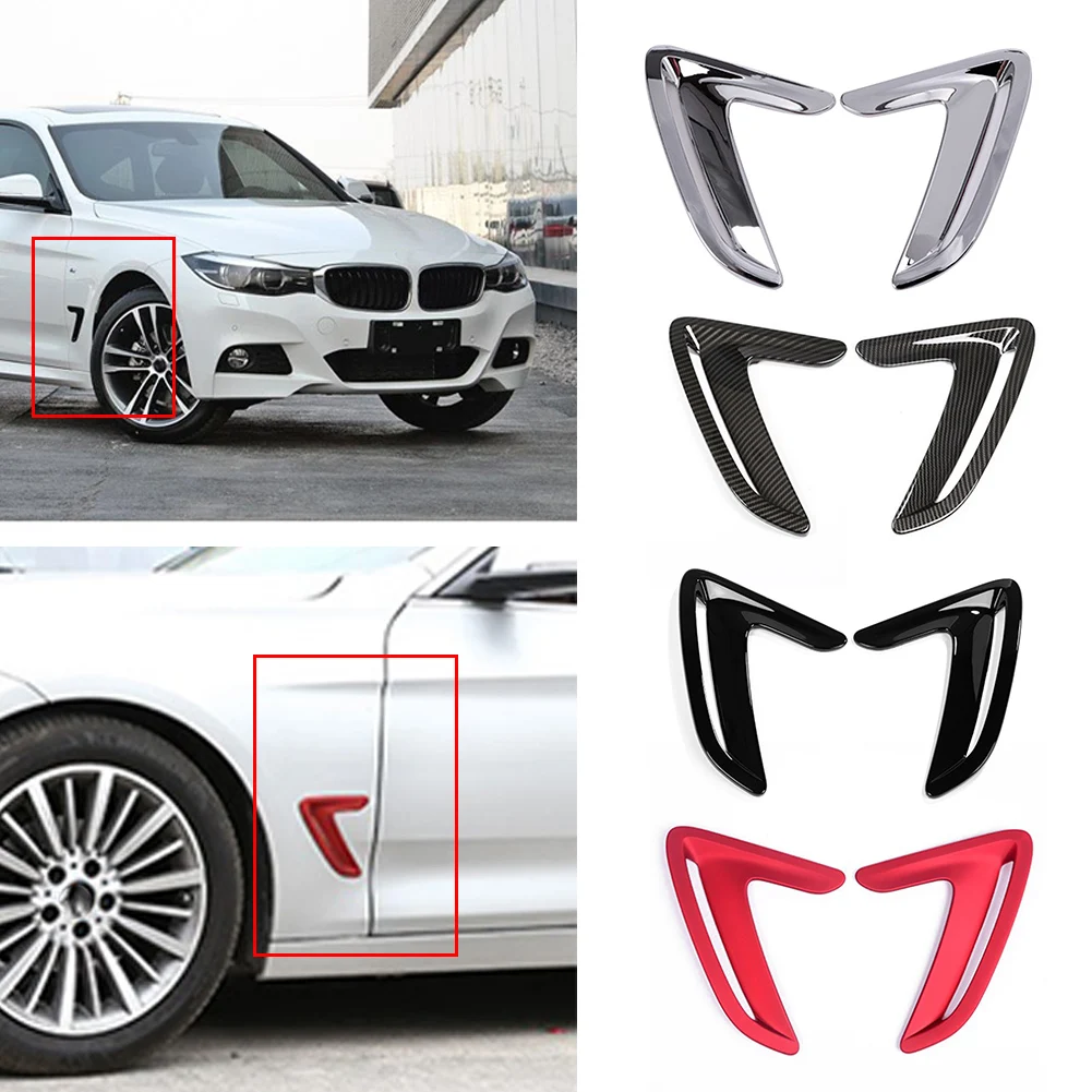 ABS Car Side Air Vent Outlet Trim Cover For BMW 3 Series Gran Turismo GT3 328i 335i 340i GT 2013 2014 2015 2016 2017 2Pcs