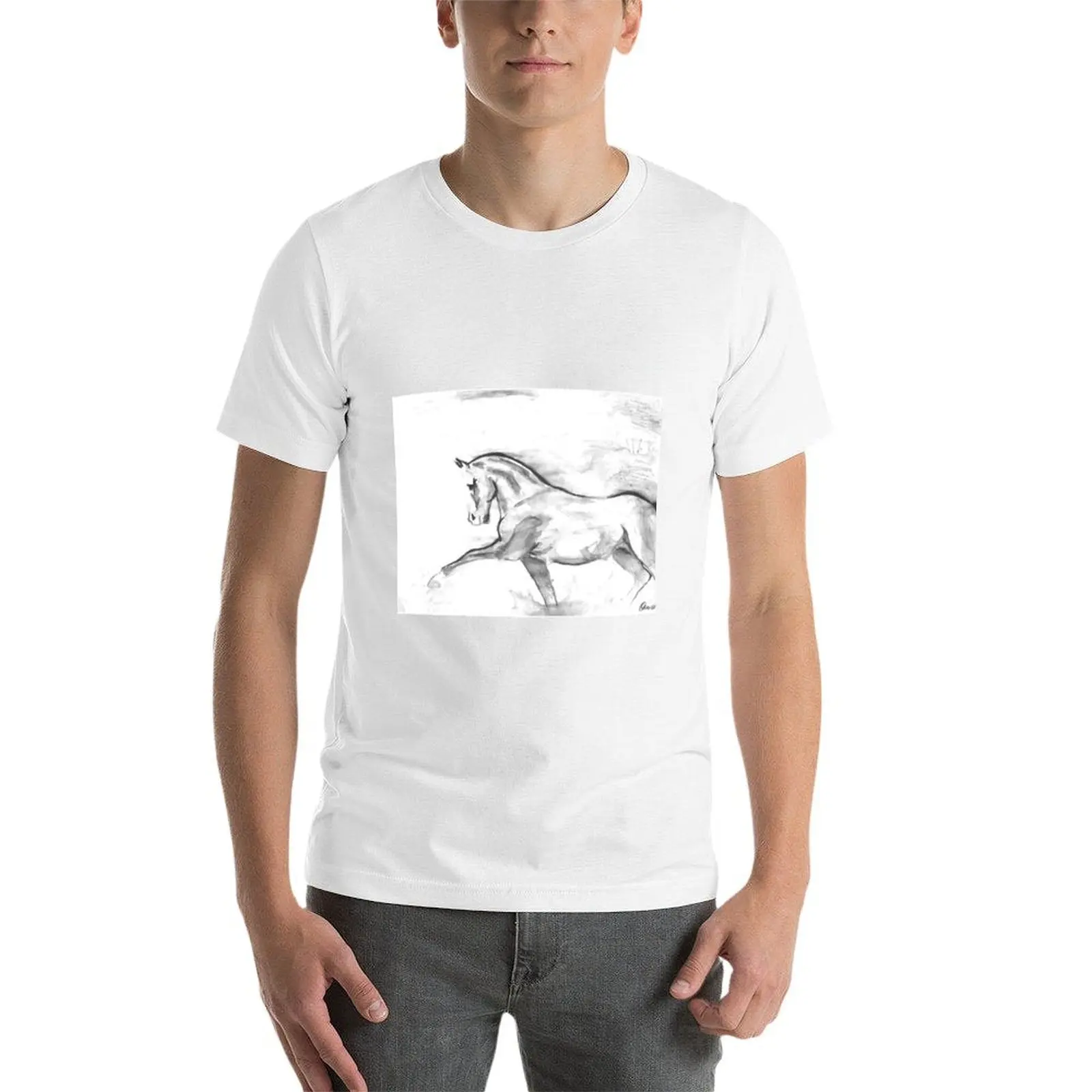 تي شيرت قطن تي شيرت قمصان قطنية تي شيرت رجالي أبيض وأسود 100% رجل توتلاس