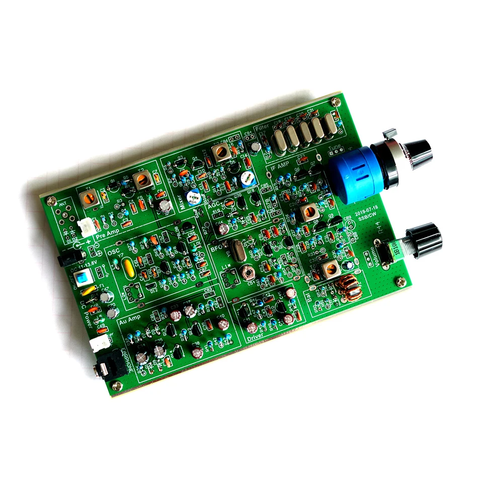 

Nvarcher DIY Kits Single Sideband Short Wave Radio Receiver SSB CW 78L08 Voltage Regulator Chip Discrete Circuit