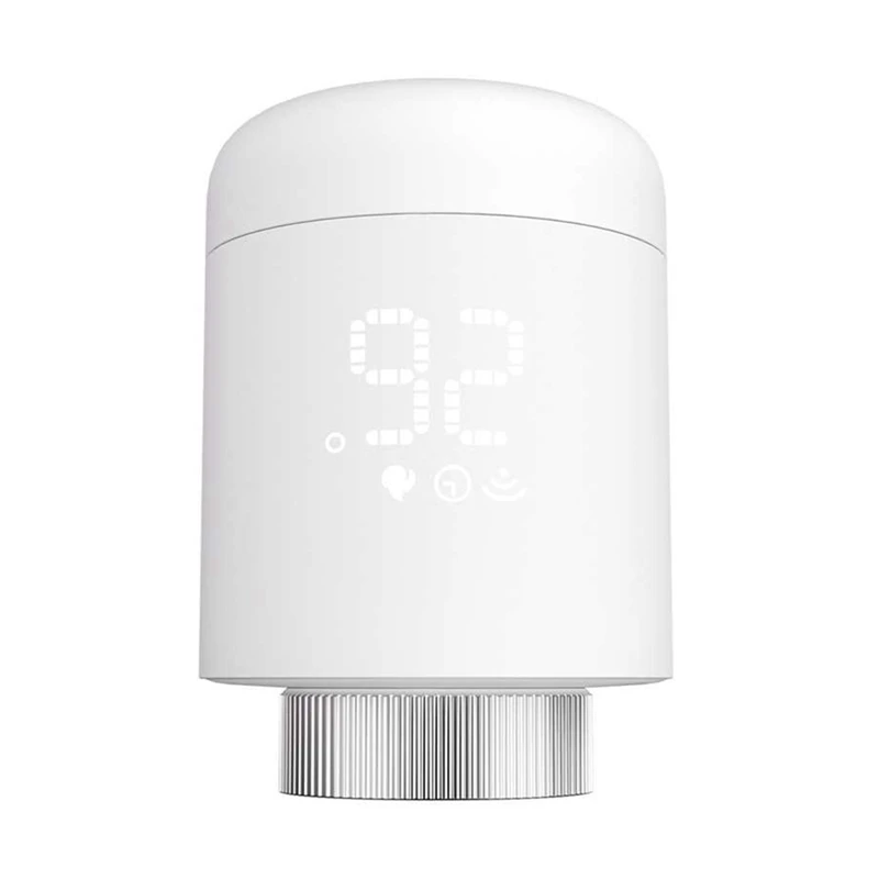 1 PCS Tuya Zigbee Thermostatic Radiator Valves White Plastic App Control Heating Thermostat Temperature Controller