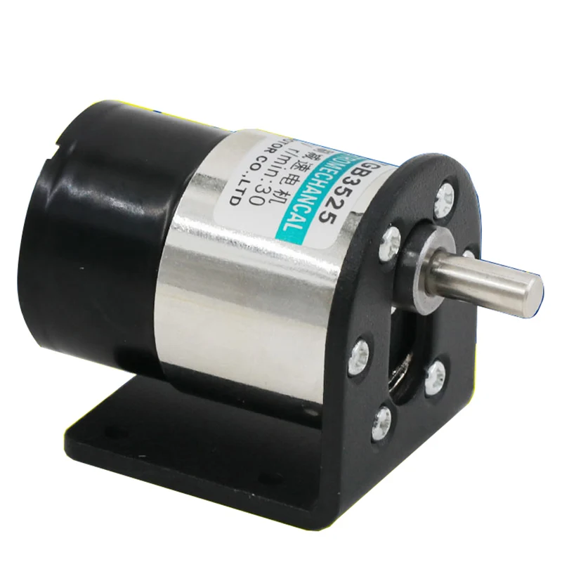 

12V 24V DC Brushless Gear Motor With Bracket 37GB3525 Adjustable Speed CW CCW High Torque Long Life For Micro Machinery