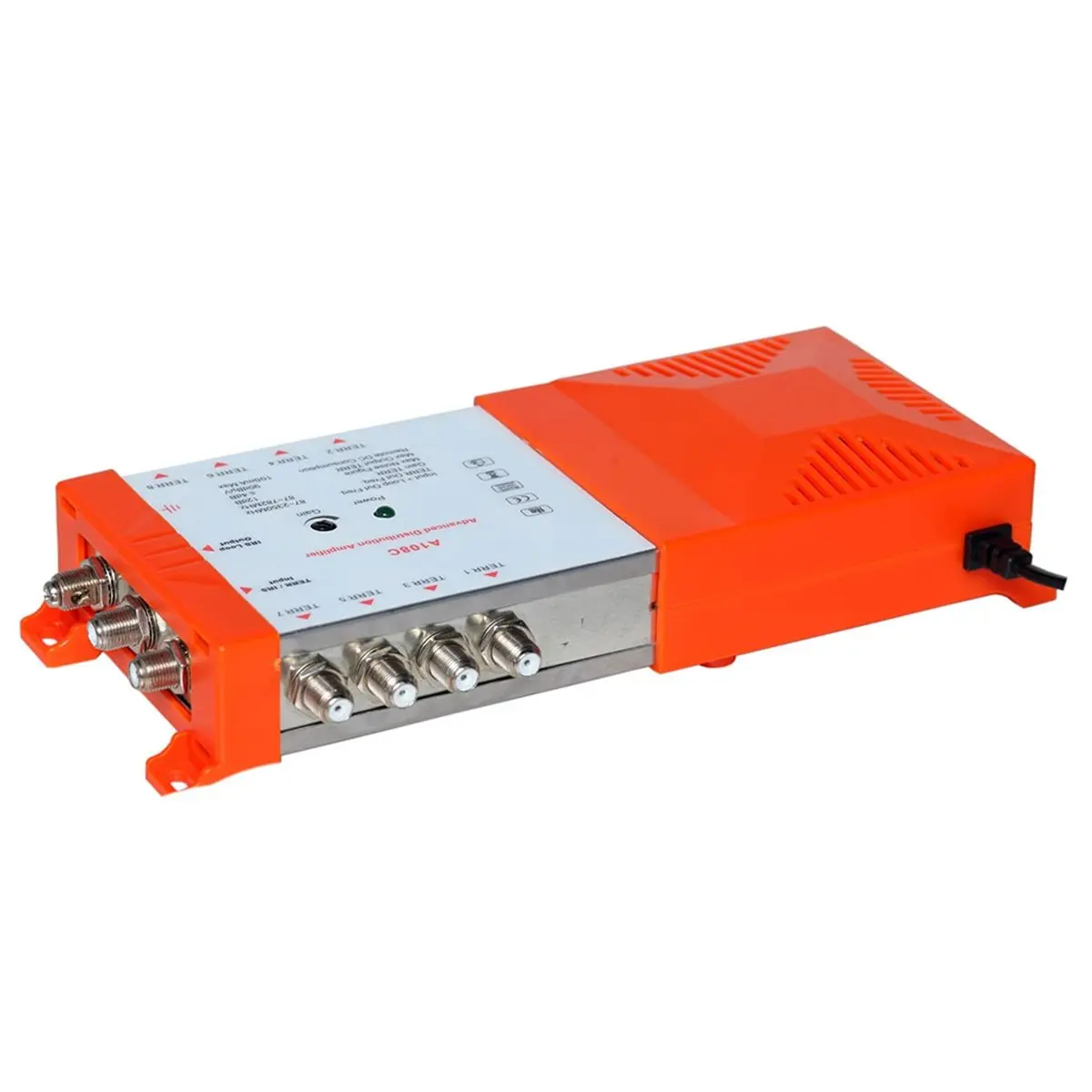 A26Z 8-Way Distribution Amplifier for Terrestrial TV & Radio Signals Indoor MATV/SAT System with IRS Loop-Through 782MHz US