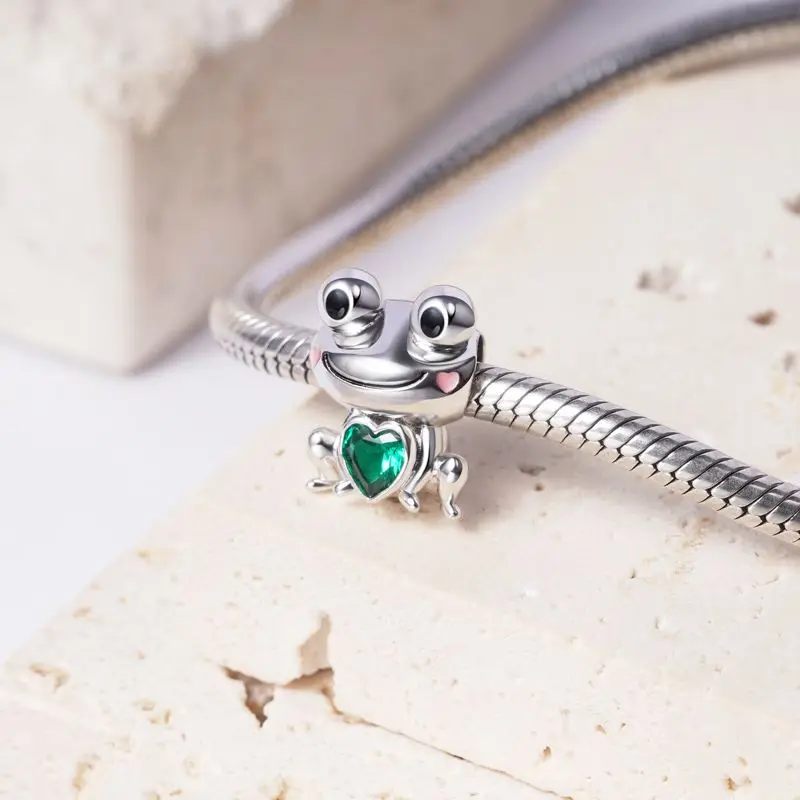 Flower Butterfly Bee Insect Charms Beads DIY Bracelet Necklace Jewelry Making Accessories Ladybug Frog Charm Gift for Women view 3