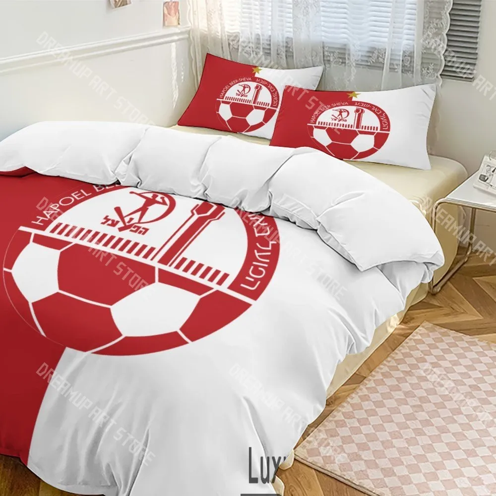 

3D Print Hapoel Beer Sheva Bedding Set Twin Queen King Full Size Duvet Cover Pillowcase Bed boys girls Adult Home Textiles