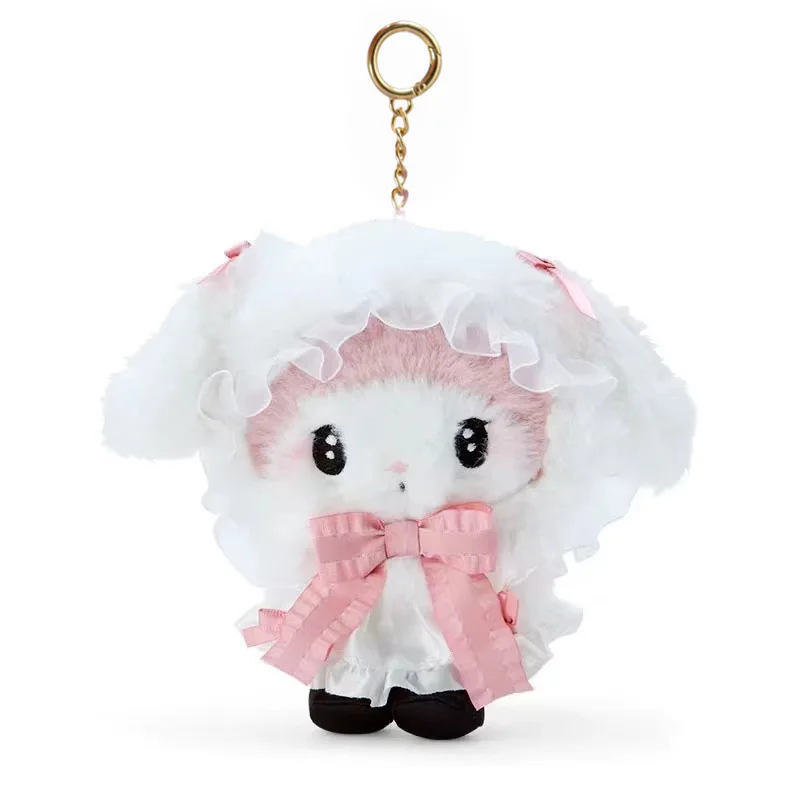 15cm Śliczny Kreskówkowy Kawaii Sanrio Kuromi My Melody Pluszowy Brelok Zawieszka do Torby Zabawka Prezent