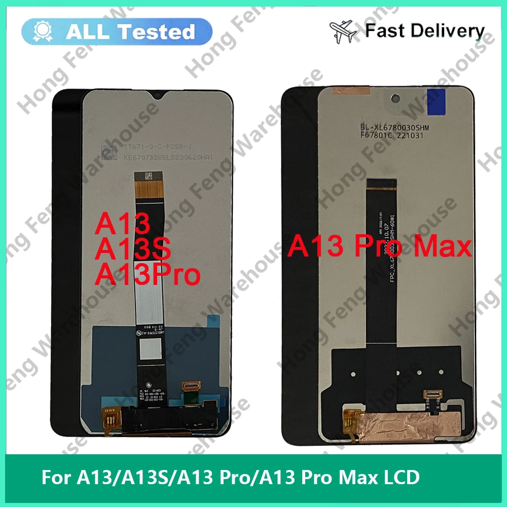 For UMIDIGI A13 Pro Max LCD Display + Touch Screen Assembly Replacement Tested For UMIDIGI A13 a13s A13 Pro LCD Sensor Screen