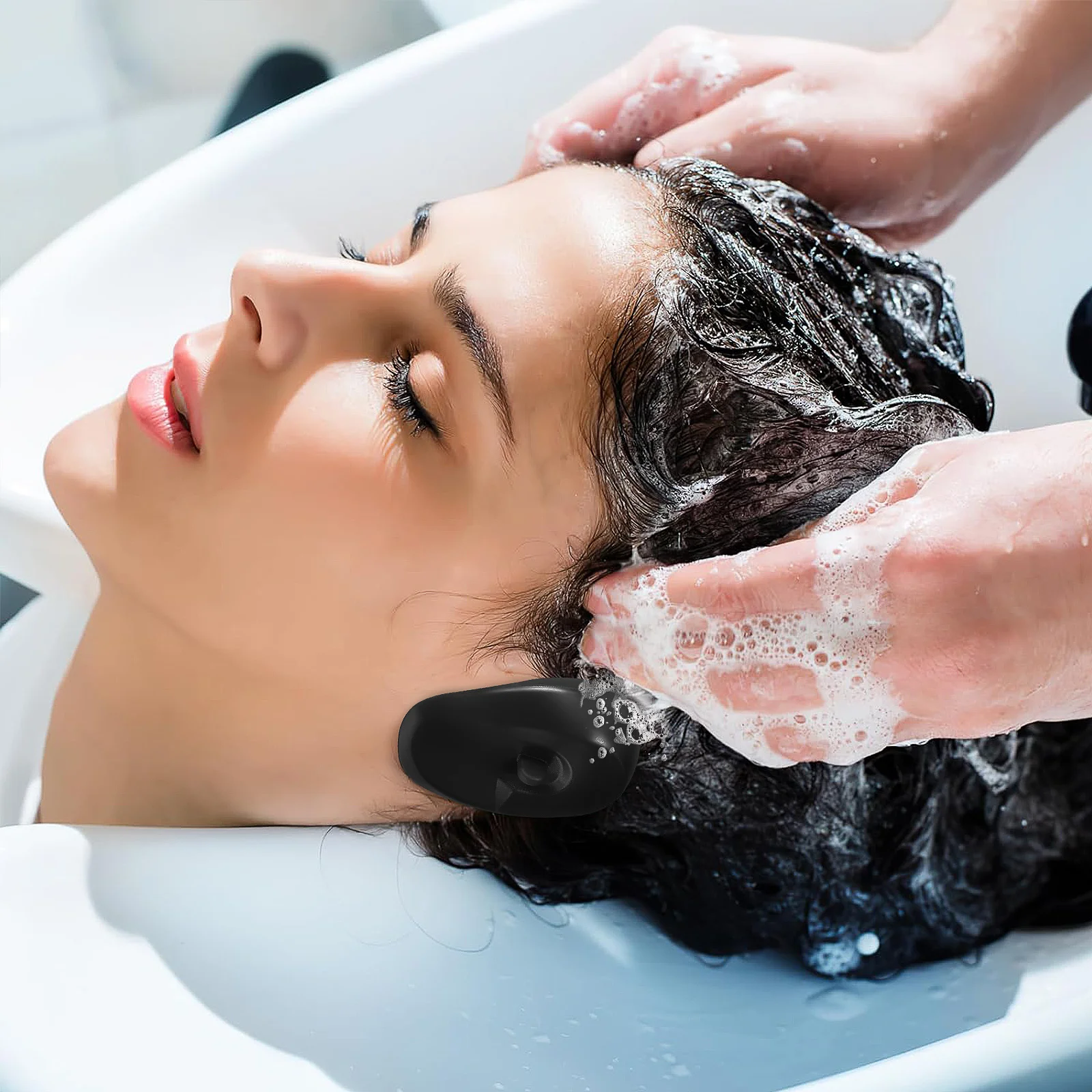 6 szt. Ochraniacze na uszy do farbowania włosów, wodoodporne plastikowe osłony na uszy, akcesoria do koloryzacji włosów, artykuły fryzjerskie do salonu.