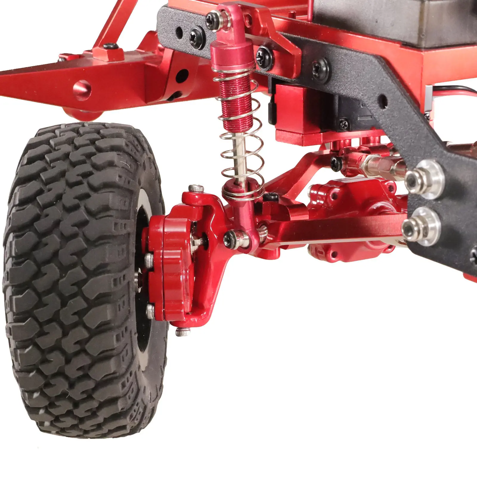 MN82 Volledig Metalen Portal Assen voor MN82 LC79 MN78 D90 D91 98 99SV2 RC Crawler Heavy Duty Voor- en Achteras Upgrade Onderdelen Vervanging