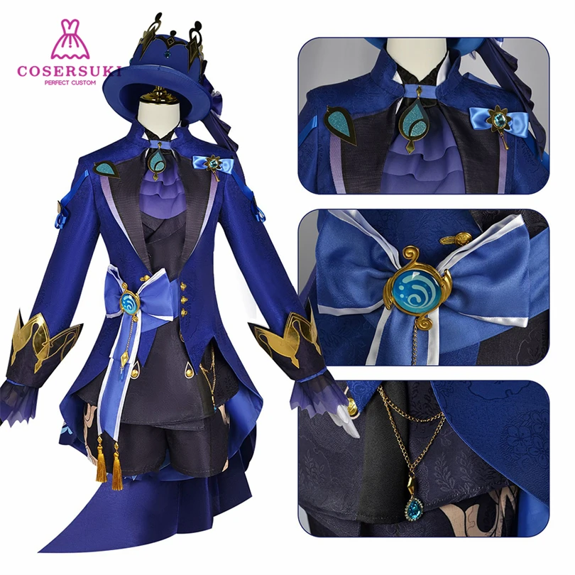 

Genshin Impact Fontaine Furina Cosplayer Cosplay Costume Halloween Outfit