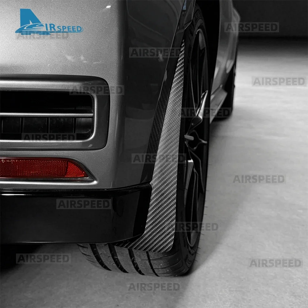For Toyota Yaris GR 2020 2021 2022 2023 2024 2026 3K Cloth Carbon Fiber Car Rear Tire Fender Mud Flaps Mudguard Refit Protect