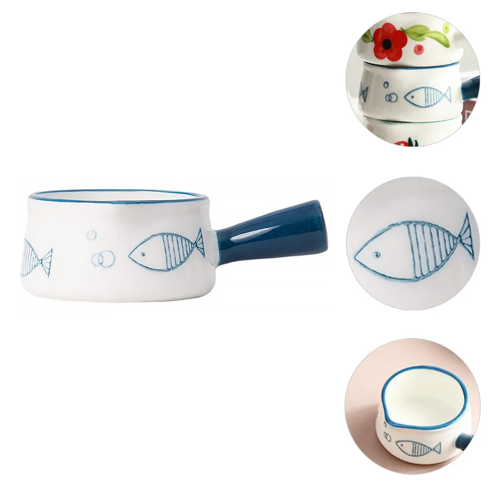 1Pcs Ceramic Milk Pot Premium Material Long Term Use Convenient Clean Multi Purpose Pouring Cup Coffee Tea Juice