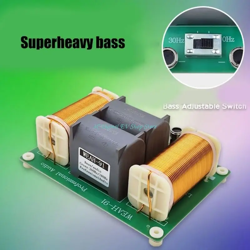 E74D 2500W Hochleistungs-Subwoofer-Frequenzteiler DIY-Sound-Enthusiasten der Hochleistungsmodelle WEAH-91A/WEAH-91 – Detail 7