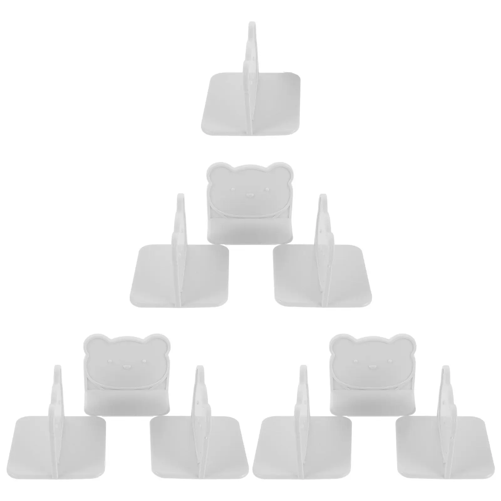 10 pièces de stabilisateurs de clôture de parc pour bébé, support fixe pour la sécurité des tout-petits, clip de base, outil de protection pour bébé, parc antidérapant