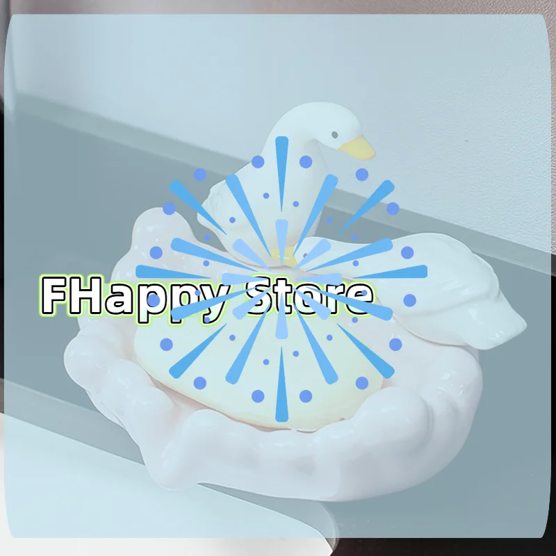 [MA]Portable Cartoon Duck Soap Box Soap Dish Drainable Soap Holder Soap Container Soap Dish For Tray Bathroom Accessories[MA]