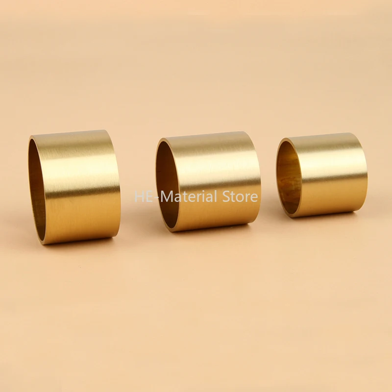 1Pcs Brass Round Foot Cover ID 15-77mm OD 17-80mm Nordic Light Luxury New Chinese Style Furniture Table Chair Brass Foot Cover