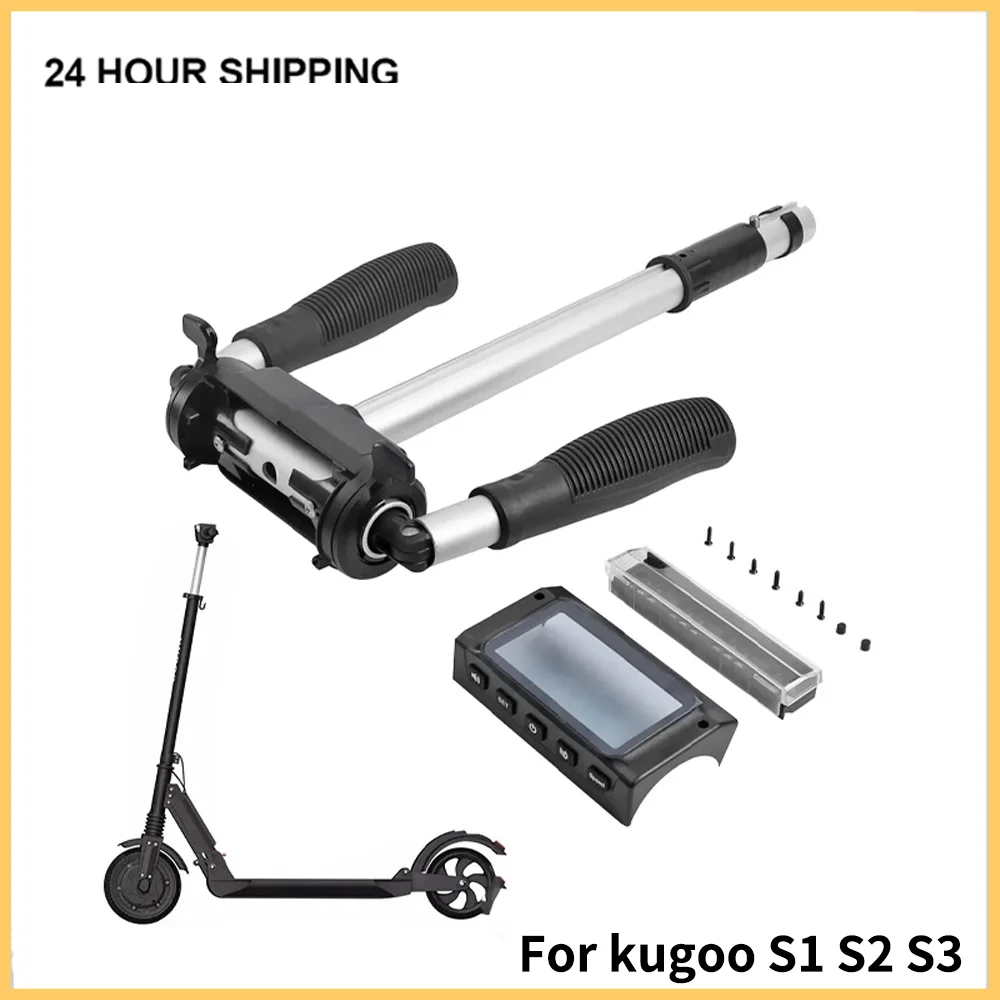 

8 Inch Electric Scooter Folding Kick Handlebar Handle Grip Set For Kugoo S1 S2 S3 T-bar Faucet Set Aluminium Accessory