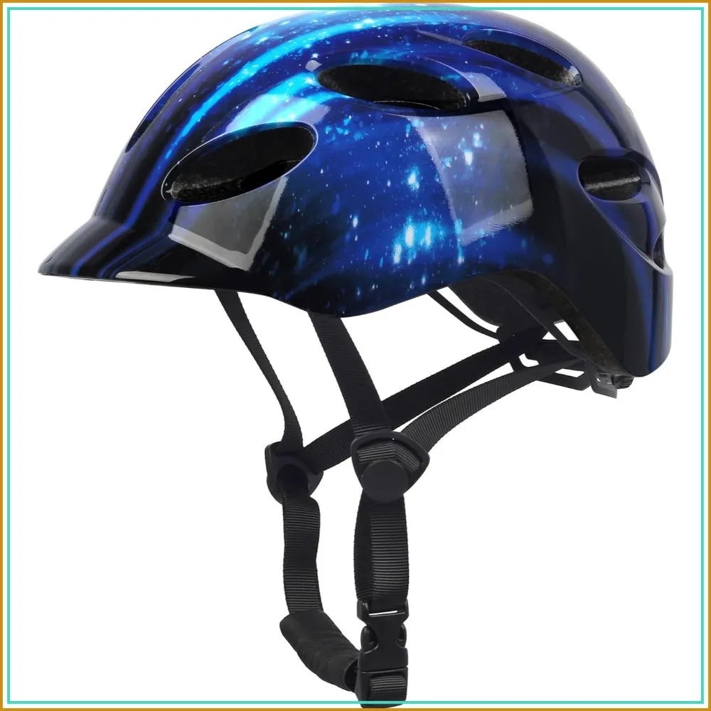 

Adjustable Multi-Sport Bike Helmet for Kids, Youth, Boys, Girls Ages 5-14, CPSC Certified
