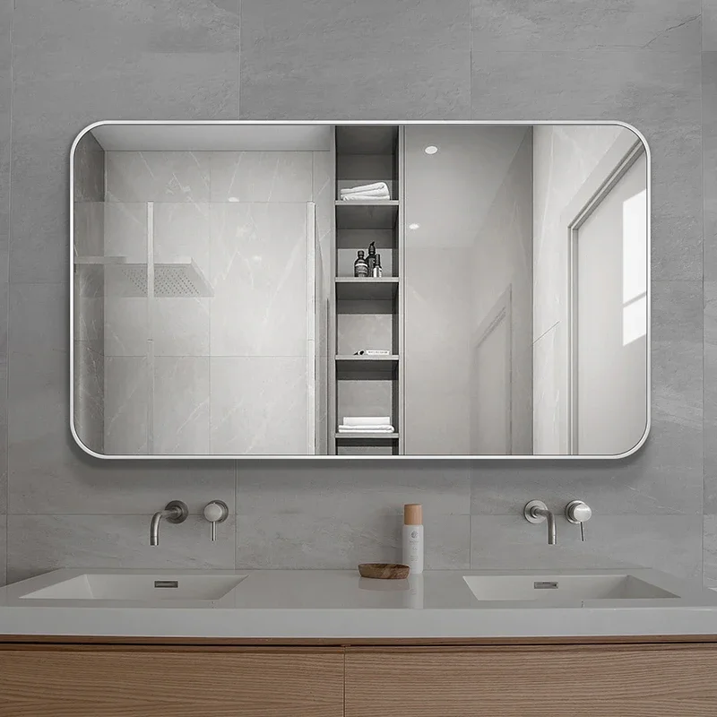 Bathroom Mirror Full Body Makeup Ultrafragola Irregular Mirror Aesthetic Nordic Espejo Pared Home Improvement