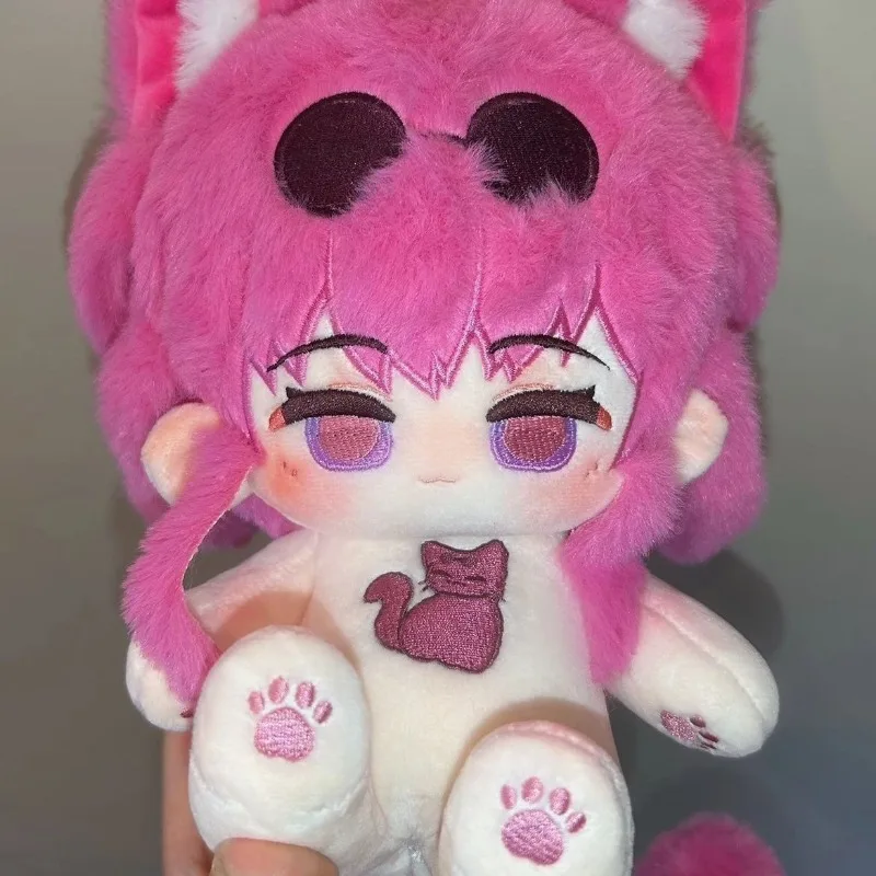 20cm Game Honkai: Star Rail Kafka Plushies Toys Change Suit Ears Tail Set Anime Kawaii Cosplay Plush Doll Body Cartoon Fans Gift