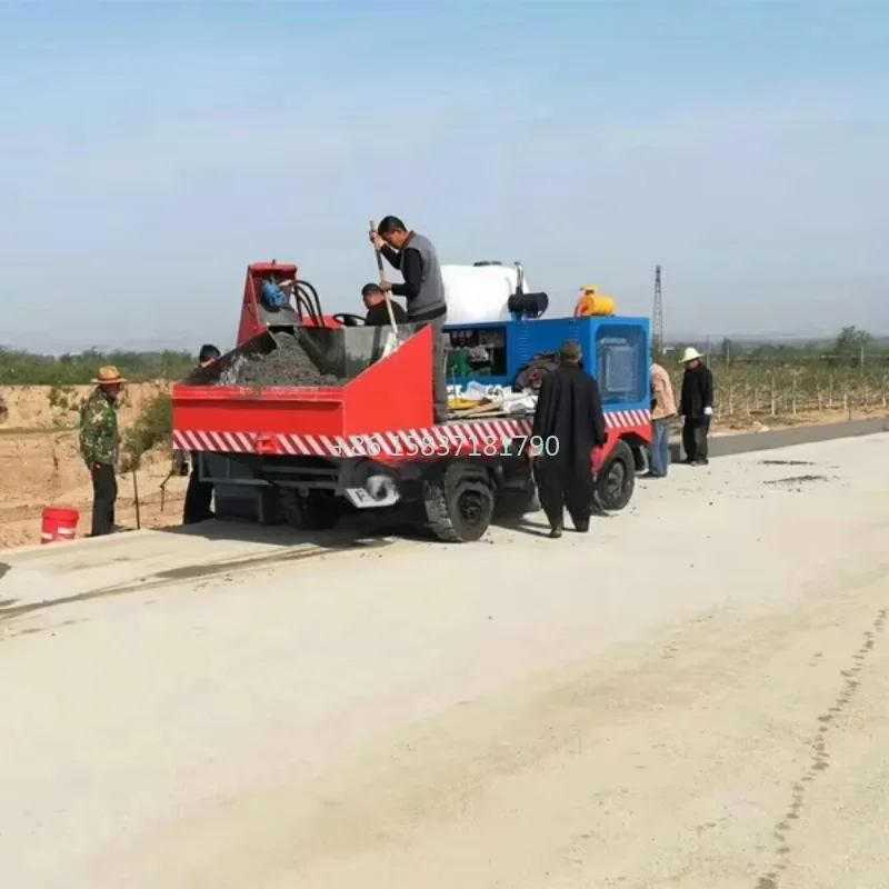 Most Advanced Curb Sliding Machine Pavement Construction Multifunctional Extruded Curb Stone Sliding Film Forming Machine Price