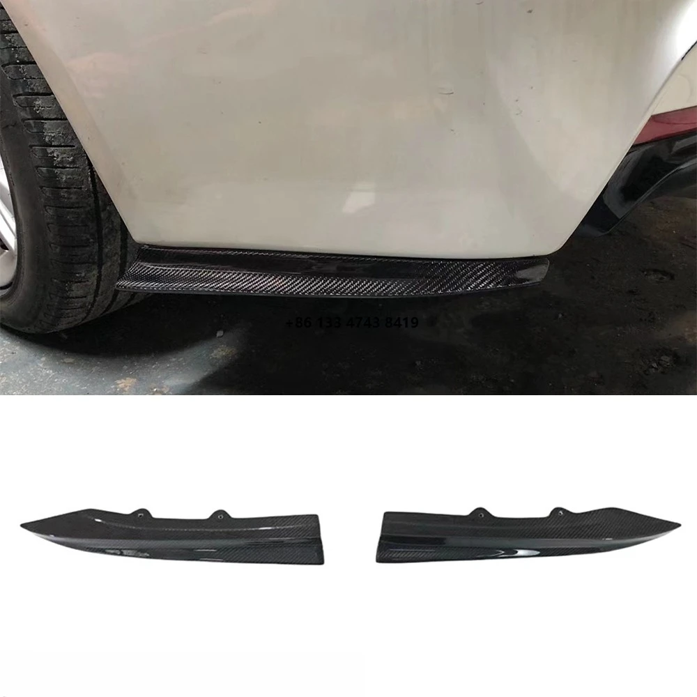 

For 3 Series F30/M3 F80 Sedan CS Style Carbon Fiber Side Skirt On Rear Bumper 2013-2019