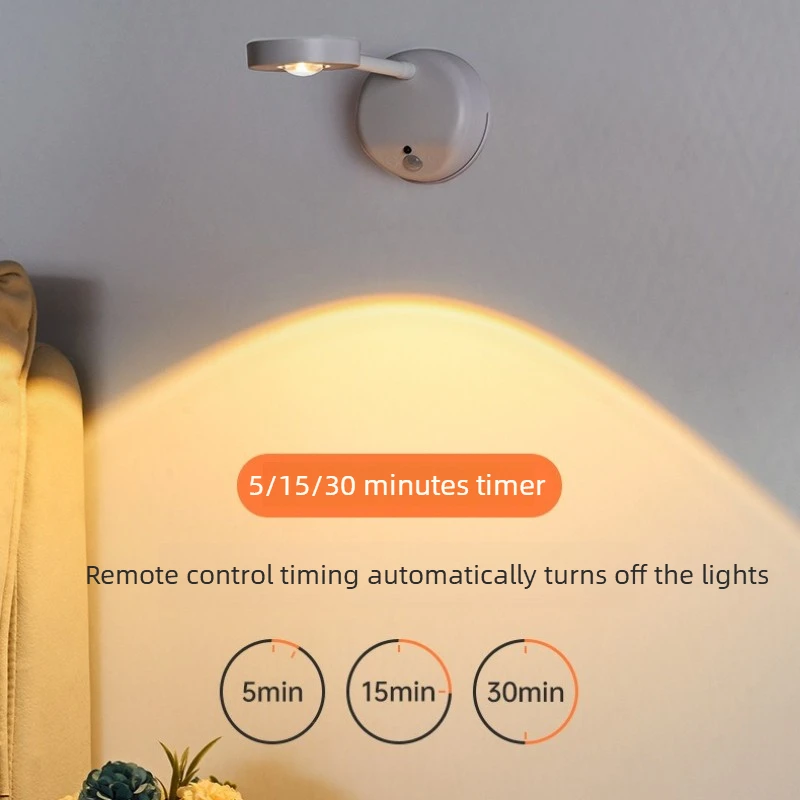 

TYPE-C USB Motion Sensor Light Wireless Wall Lamp Rechargeable LED For Bedroom Kitchen Mural Living Room Sensor Indoor Lighting