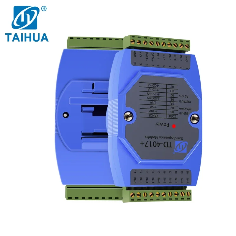 8-Channel Analog Input Acquisition Module, 4-20mA/0-10V Signals, High Precision for Industrial Data Collection