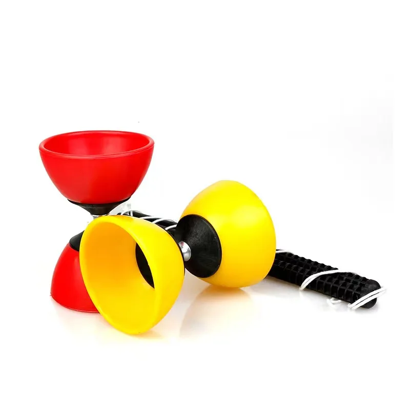 Funny Chinese YOYO 3 Bearing Diabolo Set Metal Sticks Bag Toys For Kids Children Adult Elderly People toy