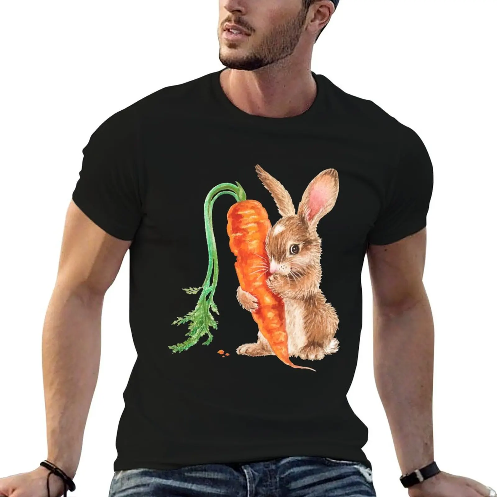 Bunny by Maria Tiqwah T-Shirt tees korean fashion aesthetic clothes cheap stuff shirts men